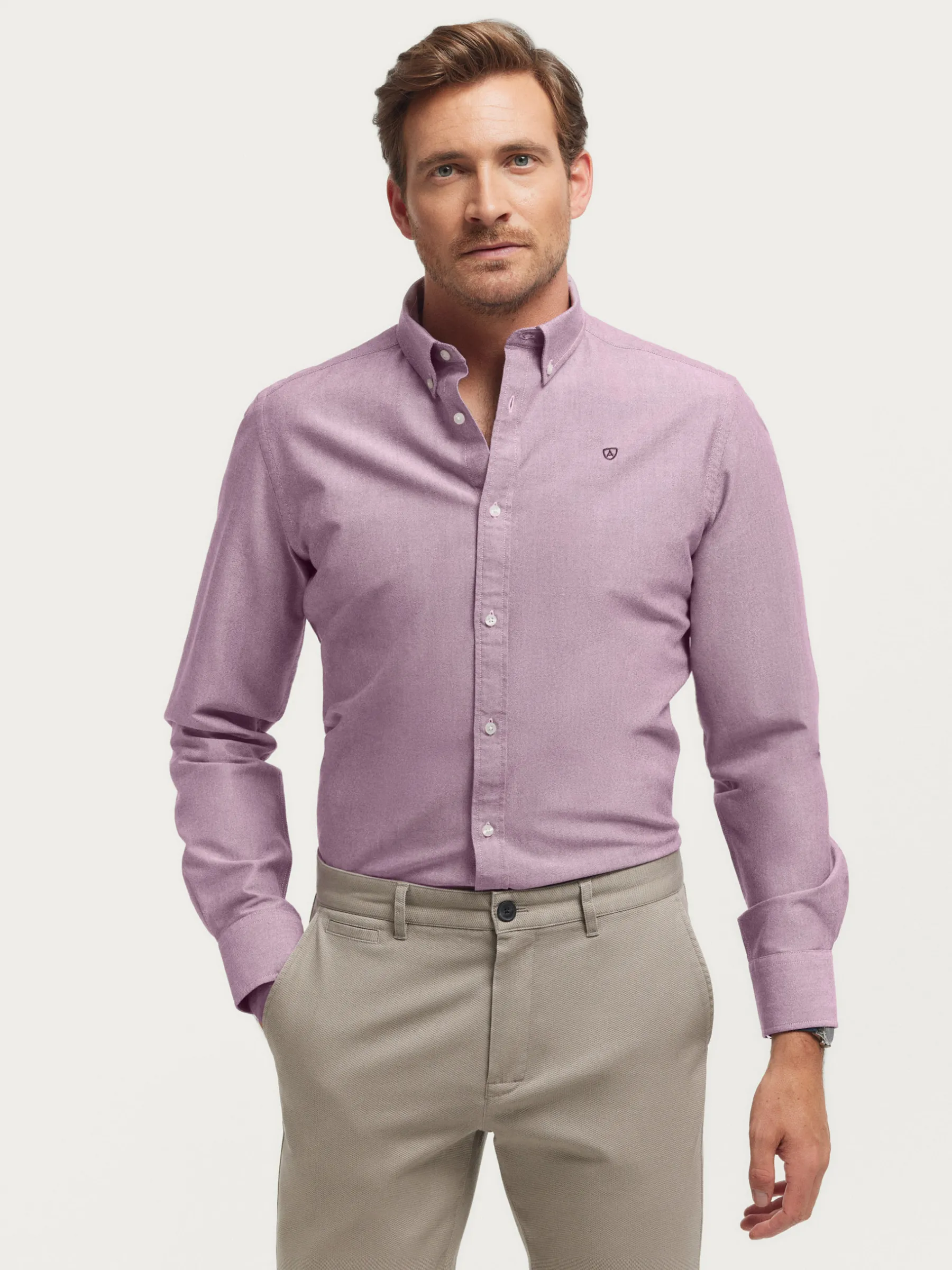 Clearance CAMISA OXFORD SOLID Hombre Oxford