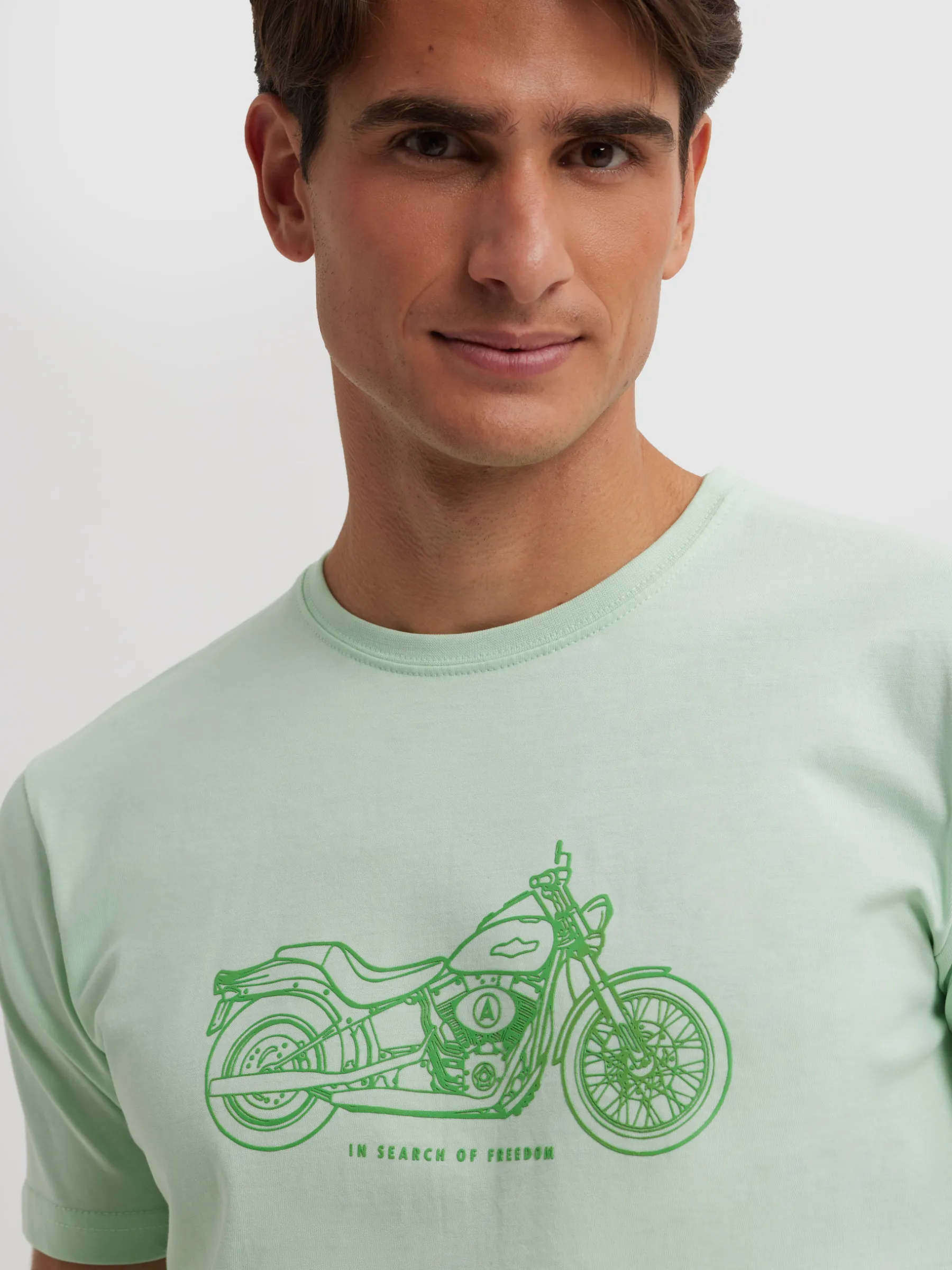 Hot CAMISETA MOTORCYCLE Hombre Camisetas