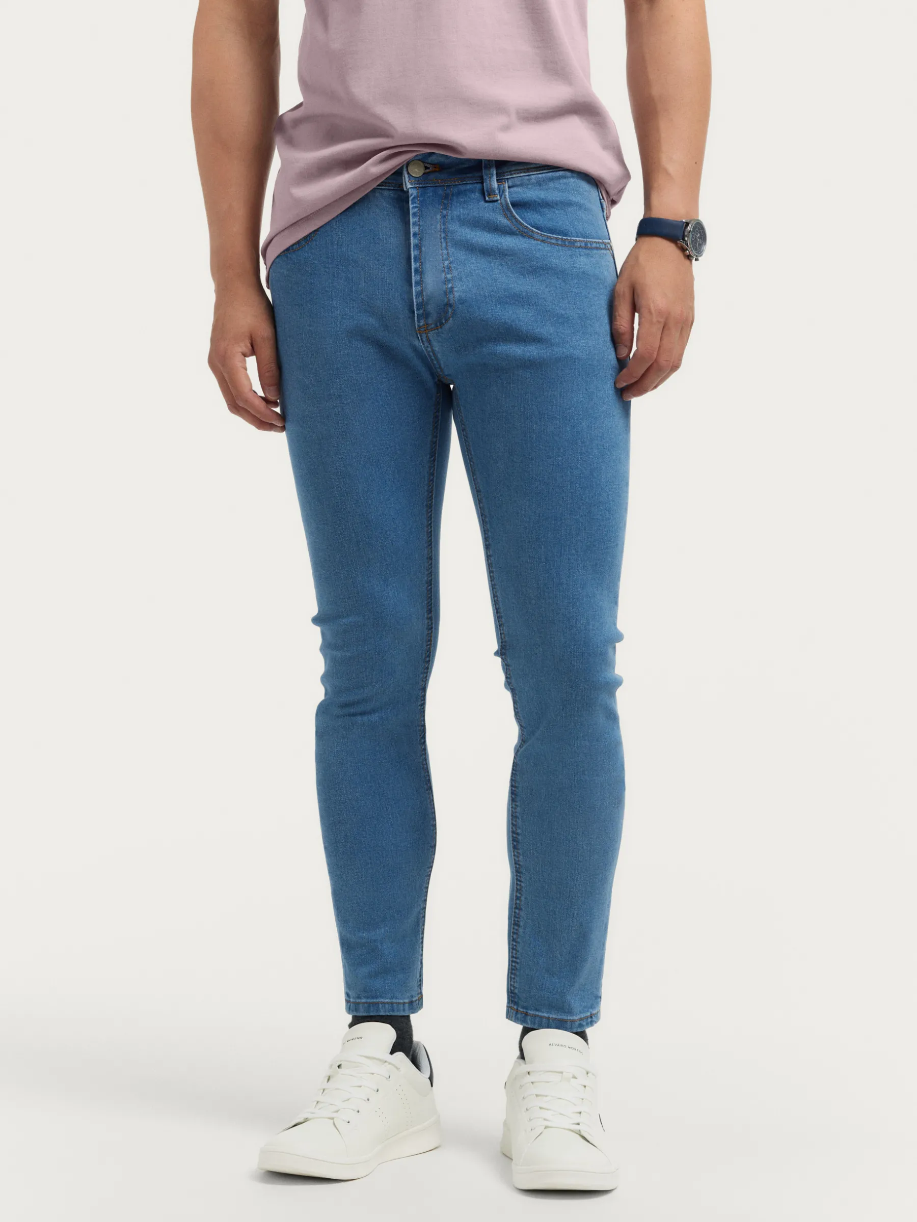 Cheap DENIM SUPER SKINNY Hombre Vaqueros
